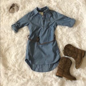 Toddler girls blue dress